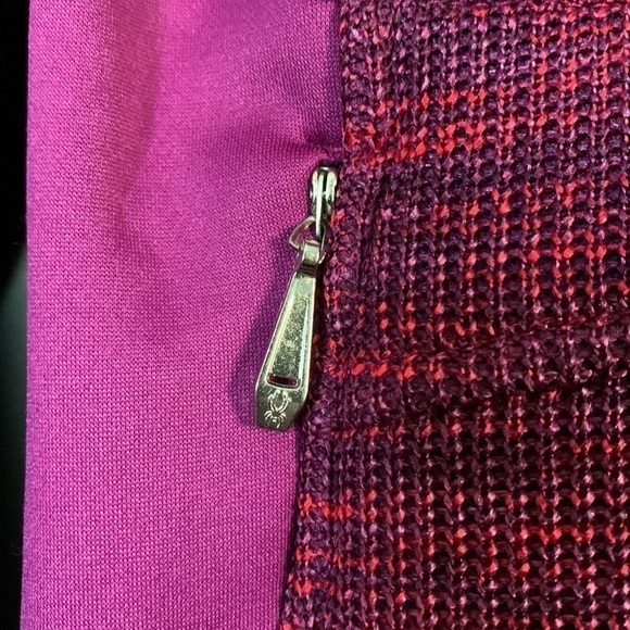 SPYDER Endure Full Zip Mid-Weight Core Sweater - Magenta Multi - Picture 4 of 16